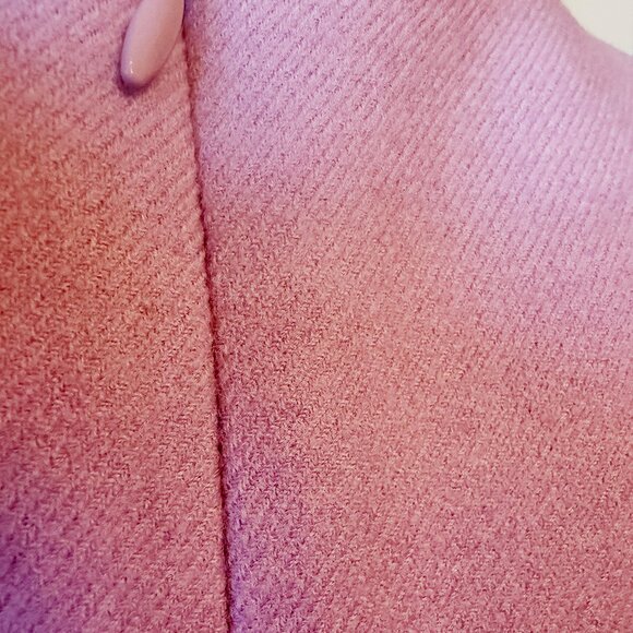 J.Crew Lavender Double Serge Wool Fit & Flare Dress Sleeveless Sz 4 - Picture 5 of 11